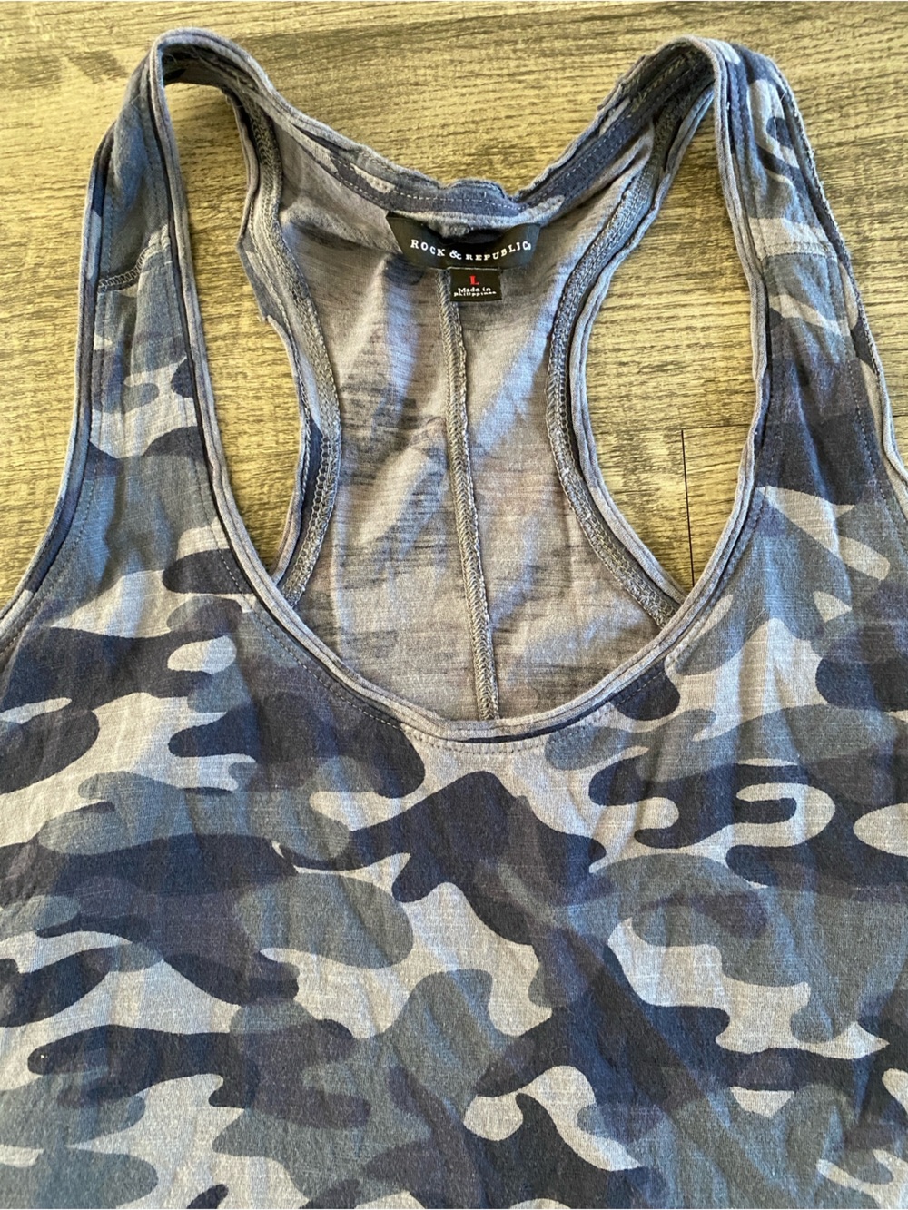Rock & Republic Camo Tank L